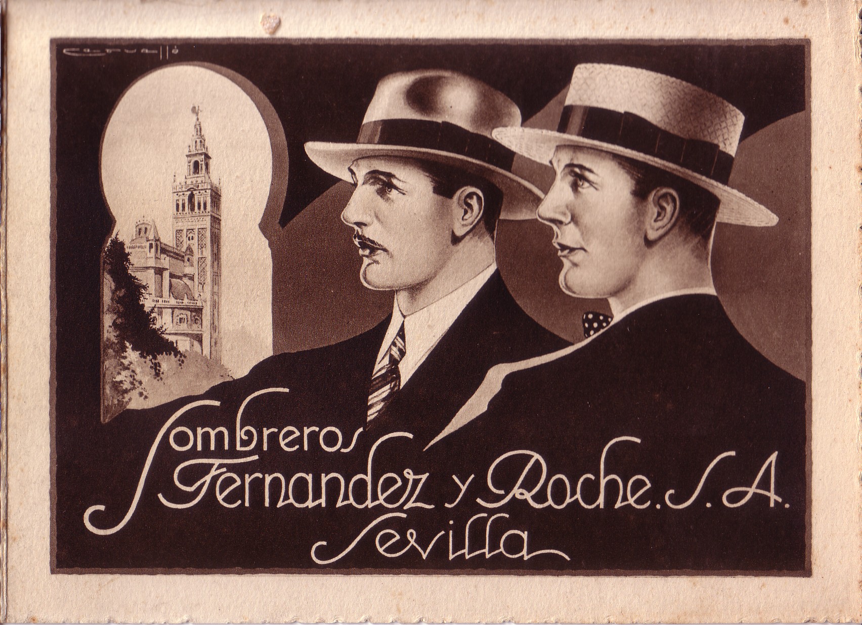 Foto antigua de Fernández y ROCHE